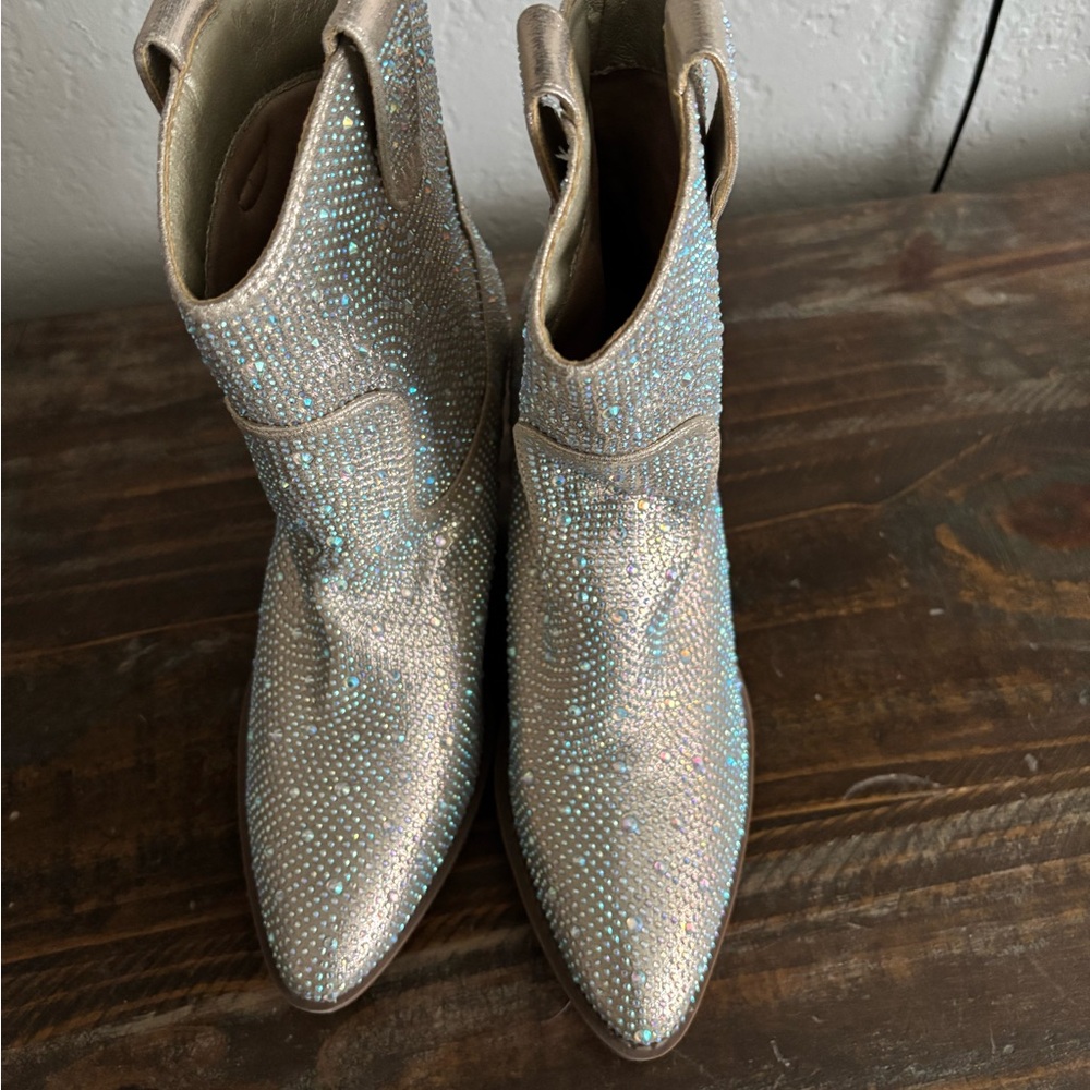 Rhinestone Booties - image 3